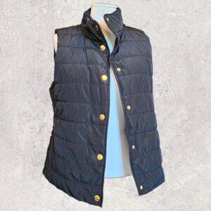 Michael Kors women's black puff vest size medium